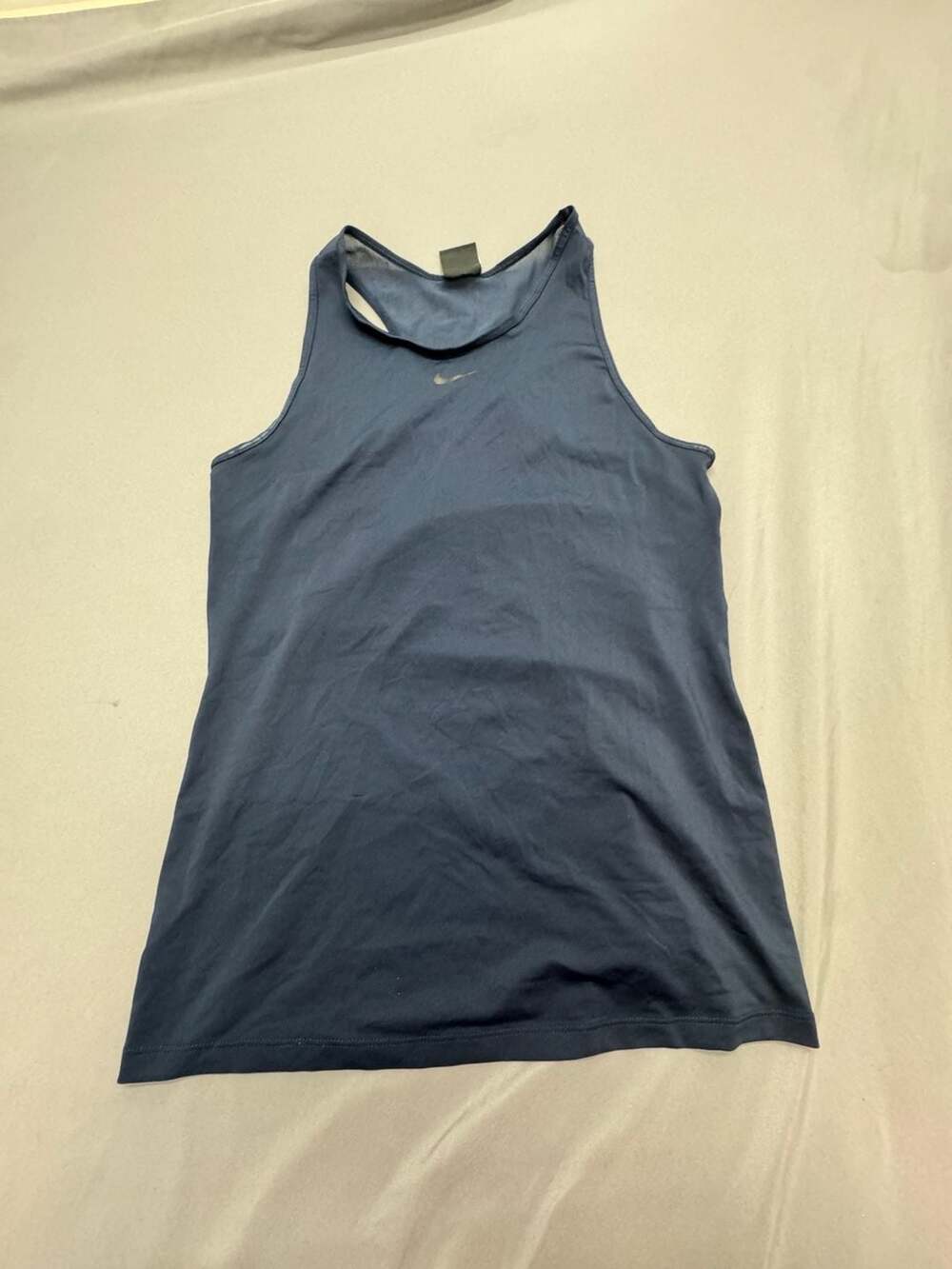 Nike Pro Tank Top Size M Blue Dri-FIT Racerback